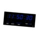 thumbnail image 1 of Reloj despertador digital con pantalla de temperatura y calendario perpetuo. Azul, 1 of 8