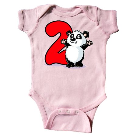 

Inktastic 2nd Birthday Panda Gift Baby Boy or Baby Girl Bodysuit