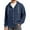 Navy, variant on IWRICH Hoodie for Men Drawstring Hooded Button down Beach Hippie Shirt Lightweight Soft Long Sleeve Blouse Tops Sky Blue XL