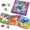 20 pcs Animals, variant on Quokka Magnetic Puzzles for Toddlers 3-5 – 36 Piece USA, Space & World Map Road Trip Toys