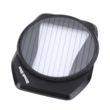 NFTIGB Premium Drone Effect Filter HD Coated Snap On Portable Aluminum Alloy Frame Optical Glass Blue Streak Flare Filter for AIR3S Drone Camera Lens Protection & Cinematography Accessories