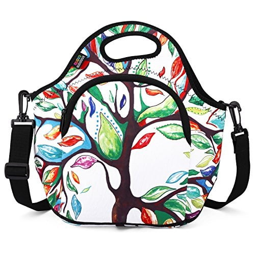 lunch bag with crossbody strap