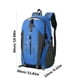 thumbnail image 3 of Mochila de día (1 unidad), mochila de senderismo de 30 x 13 x 50 cm, bolsa de viaje ligera y plegable de nailon de 30 L para excursiones de un día y aventuras al aire libre (azul), 3 of 9