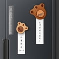 thumbnail image 3 of 8.5x8cm Bear Claw Bottle Opener Wooden Cute Fridge Magnet Beech Wood Coaster, 3 of 5