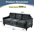 thumbnail image 2 of Miekor Furniture Couch Comfortable Sofa for Living Room Bedroom Office Small Space W5U534, 2 of 9