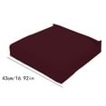 thumbnail image 3 of 2PC 17x17 IN Navy Stretch Dining Chair Covers Seat Covers for Dining Room Chair Covers, Soft Removable Washable Kitchen Chair Seat Cushion Slipcovers Protector, Dining Room Seat Cover Protector, 3 of 4