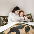 thumbnail image 5 of Feelyou Cartoon Duck Kids Twin Comforter Sets, Vintage Western Cabin Bedding Set, 2pcs, 5 of 8