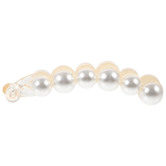 TUWAFE Pearl Banana Clip for Thick Thin Hair,Hair Comb for Women