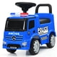 thumbnail image 1 of Costway Coche de Policía con Licencia Mercedes Benz para Niños con Espacio de Almacenamiento Volante Respaldo Seguro Uso Interior y Exterior Azul, 1 of 10