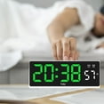 thumbnail image 5 of sruoe Alarm Clock, Clock Alarm Bedside, Clock Alarm Digital, Alarm Clocks for Bedrooms, Small Alarm Clock, Vibrating Alarm Clock, Projection Rectangular, Plastic, 5 of 6