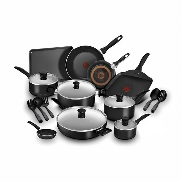 Batería cocina T-FAL 20 piezas Supercook Titanium Aluminio