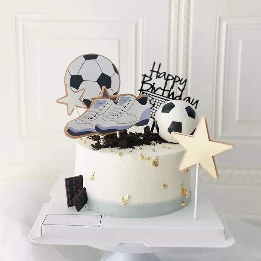 Girl's football cake - Decorated Cake by Nikki's Cakes - CakesDecor