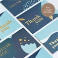 thumbnail image 3 of Thank You Cards With Matching Envelopes | 50-count, Gold Foil - Blank Note Cards, Perfect For Wedding, Business, Gift Cards, Graduation, Baby Shower, Funeral (navy Blue), 3 of 5