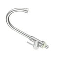 thumbnail image 2 of Stainless Steel Faucet Single Cold Water Faucet Bathroom Vertical Faucet Kitchen Water Faucet, 2 of 7