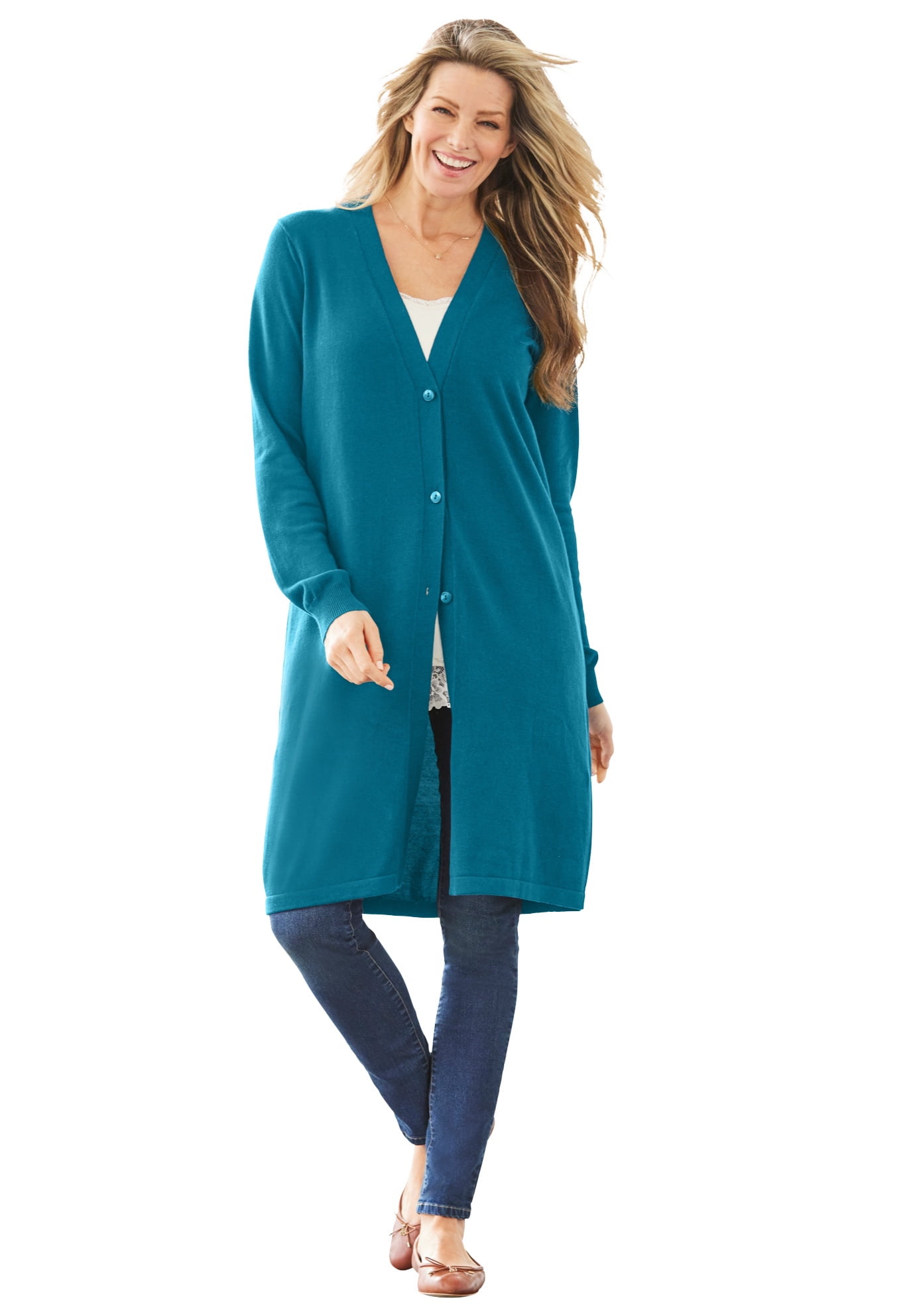 teal plus size sweater