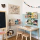 thumbnail image 2 of 2 piezas de decoración de pared de lona del Nuevo Mundo de estilo nórdico para colgar en la pared de la habitación de los niños (estilo animal + estilo mapa), 2 of 5