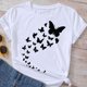 thumbnail image 1 of Camiseta De Mujer Con Estampado Atrapa Sueños Florales De Manga Corta Ropa Top De Verano-Multicolor Gao Jiahui unisex, 1 of 2