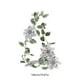 thumbnail image 3 of Adornos navideños de ratán de plástico de 1,8 metros con flores, planta verde de ratán con borde blanco, decoración navideña hecha a mano de ratán, decoración de Halloween de ratán, decoración de otoñ, 3 of 6
