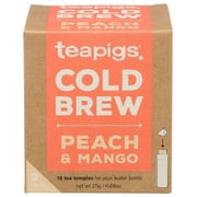 Teapigs Peach & Mango Cold Brew Tea, 10 Ct