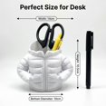 thumbnail image 7 of Down Jacket Shaped Pen Holder for Desk, Pencil Holder, Cute Fashion Desk Organizers and Accessories, Office Supplies Idea Gift 3D Printed Pen Organizers Pen, 7 of 7