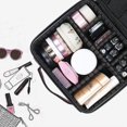 thumbnail image 3 of Neceser cosmético HUOGUO Estuche organizador de maquillaje portátil, 3 of 5
