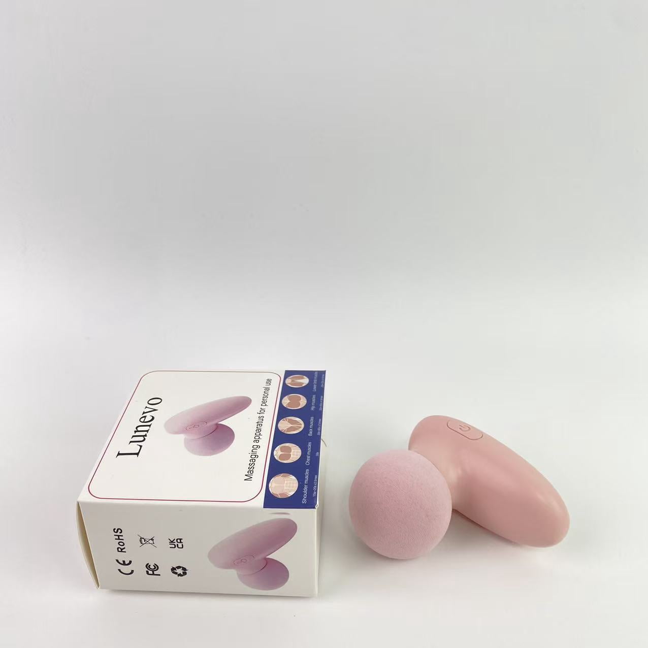 Lunevo Massaging apparatus for personal use,Mini Massage Gun-Pink，Muscle Deep Tissue Massager Gun, Handheld Percussion Massager