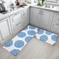 thumbnail image 1 of MeyJey Anti Fatigue Kitchen Rugs and Mats, 2 PCS Non-Slip Waterproof Runner Rug and Mat Set, Blue, 1 of 10