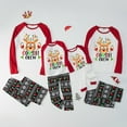 thumbnail image 4 of EnJoCho Family Christmas Pjs Matching Sets Holiday Jammies Sleepwear Christmas Pajamas for Family Dda Mommy and Me Xmas Outfits Personalized Family Christmas Long Sleeve Outfit, 4 of 7
