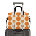 thumbnail image 2 of FORMRS 16" Laptop Bag Carrying Sleeve Case with Handle Travel Shoulder Briefcase, Orange Geometric Pattern, 2 of 8