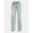 thumbnail image 5 of No Boundaries Mid-Rise Baggy Wide Leg Jeans, 31.5'' Inseam, Women's, 5 of 5