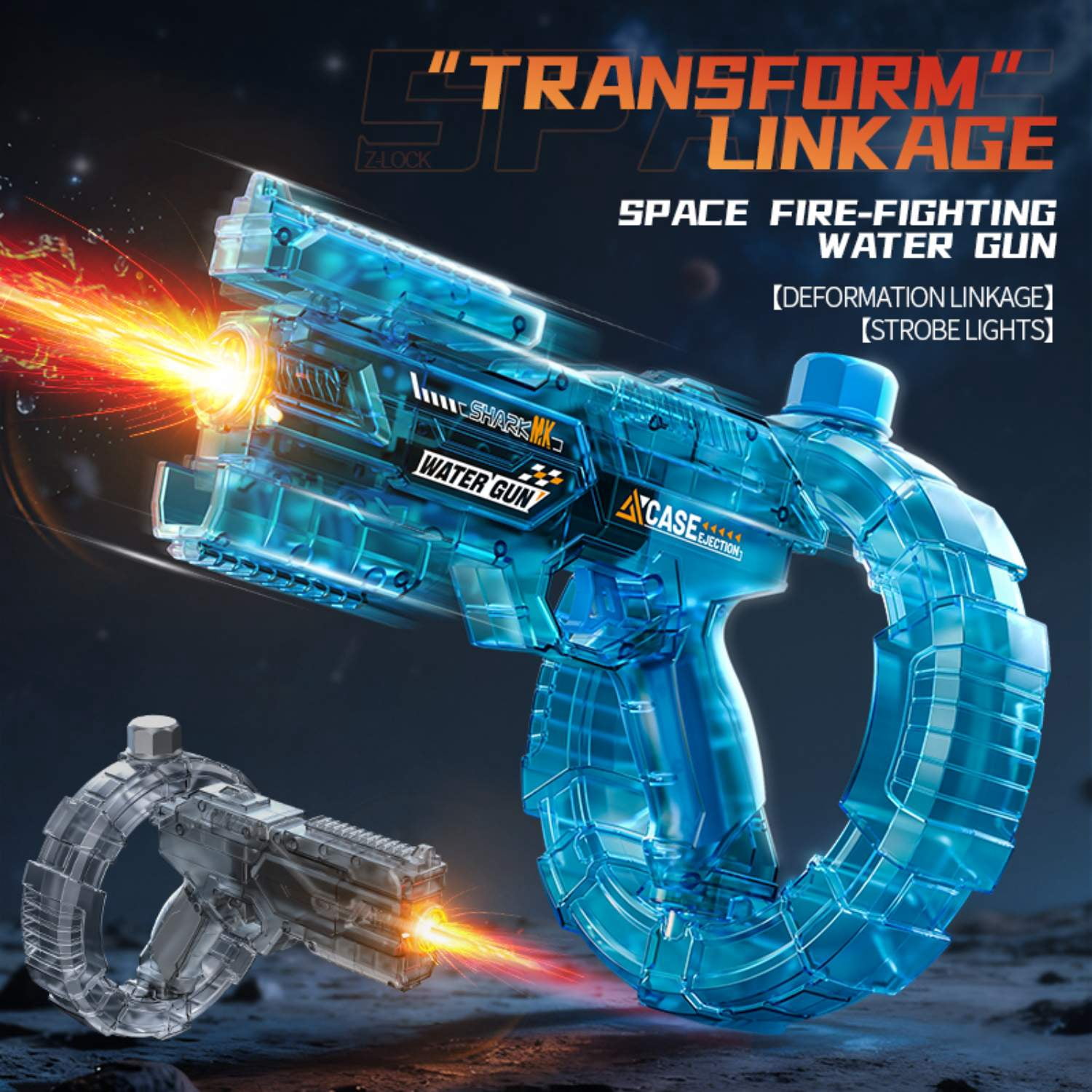 Electric Water Blaster Toy – Continuous Spray, Automatic Fire – Powerful Outdoor Summer Toy for Boys & Teens Ages 14+ – Great for Pool, Beach & Backyard Battles