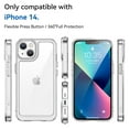 thumbnail image 3 of Dteck with iphone 14 Plus Case,PMMA+TPU Anti-Scratch,Non-Yellowing,Shock Absorption ,Reinforced Corner Cover for iphone 14 Plus 6.7 inch,Clear, 3 of 8