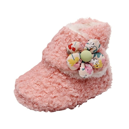 

WZHKSN Baby Girls Infant Pink Casual Shoes 2