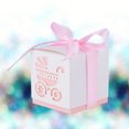 thumbnail image 3 of 50pcs Stroller Candy Sweet Gift Boxes Christening Baby Shower Party Bomboniere Favors Box (Pink), 3 of 9
