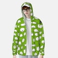 thumbnail image 3 of Pofeuu Funny Sheep Doing Yoga Print Sun Protection Outdoor Lightweight Full Zip UV Cooling Hoodie Long Sleeve Summer Clothing for Outdoor Hiking-X-Large, 3 of 5