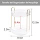 thumbnail image 3 of Organizador De Maquillaje De 2 Niveles Giratorio 360 Grados，Organizador De Maquillaje Transparente De Gran Capacidad Para Mesa,Encimera De Ba&ntilde;o, Tocador, 3 of 6