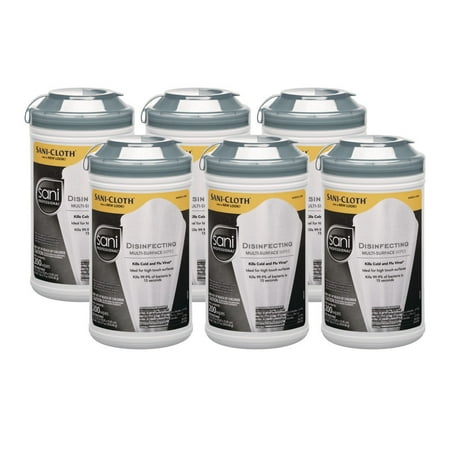 Sani-Cloth Disinfecting Wipes - Wipe - 7.50" Width x 5.40" Length - 200 / Each - White