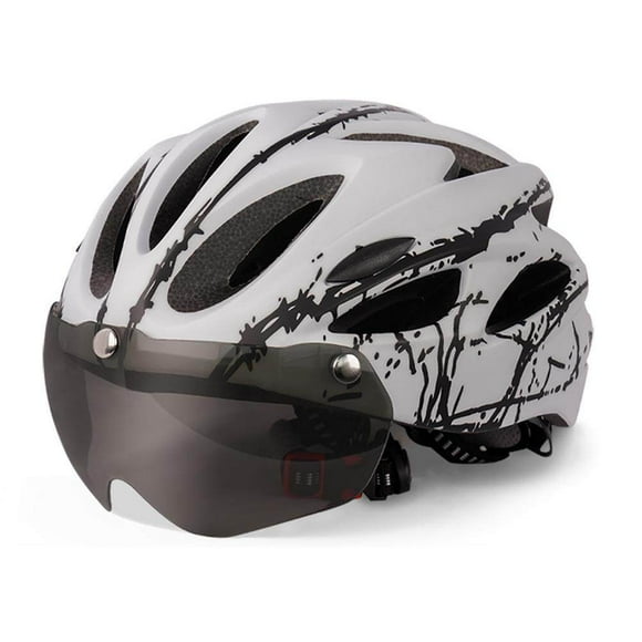 Casco de ciclismo para adultos hombres mujeres casco protector con visera magnética YUNYI BRAND Deportes