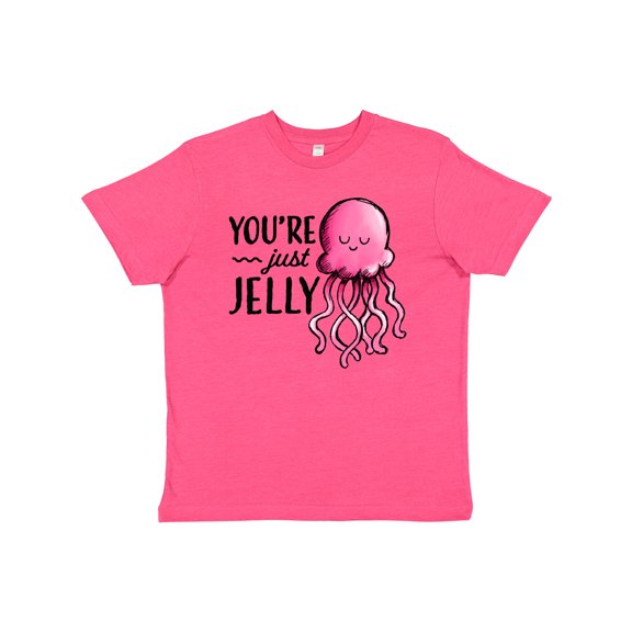 Inktastic You're Just Jelly with Pink Jellyfish Youth T-Shirt