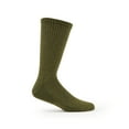 thumbnail image 3 of Fruit of the Loom Men's All Day Comfort Casual Crew Socks, Sizes 12-15, Green (6-Pack), 3 of 13