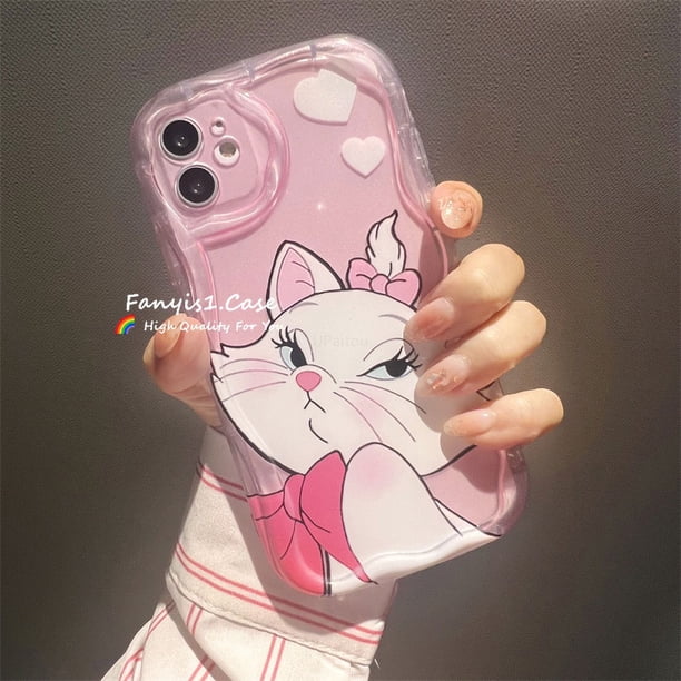 OPPO A17 A16 A15 A58 A57 A98 A78 A5S A3S A5 A9 A53 A59 5G A32 A33 A54 A76 A93 A94 A95 A76 Reno 5F 4F 5Z F19 Pro Funda De Teléfono Con Patrón De Gato De Dibujos Animados 3D Protección Suave Cubierta Tr