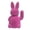 E, variant on Flocked Easter Bunny Decor 41cm Large Velvet Texture Rabbit Figurine Festive Easter Decor for Floor Mantel Display Soft Touch Easter Bunny Statue Oversized Easter Bunny Decor for Home Decor