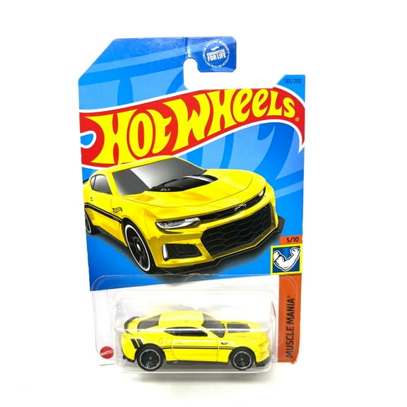 Hot Wheels 2017 Camaro ZL1, Muscle Mania 5/10 [Yellow] 135/250
