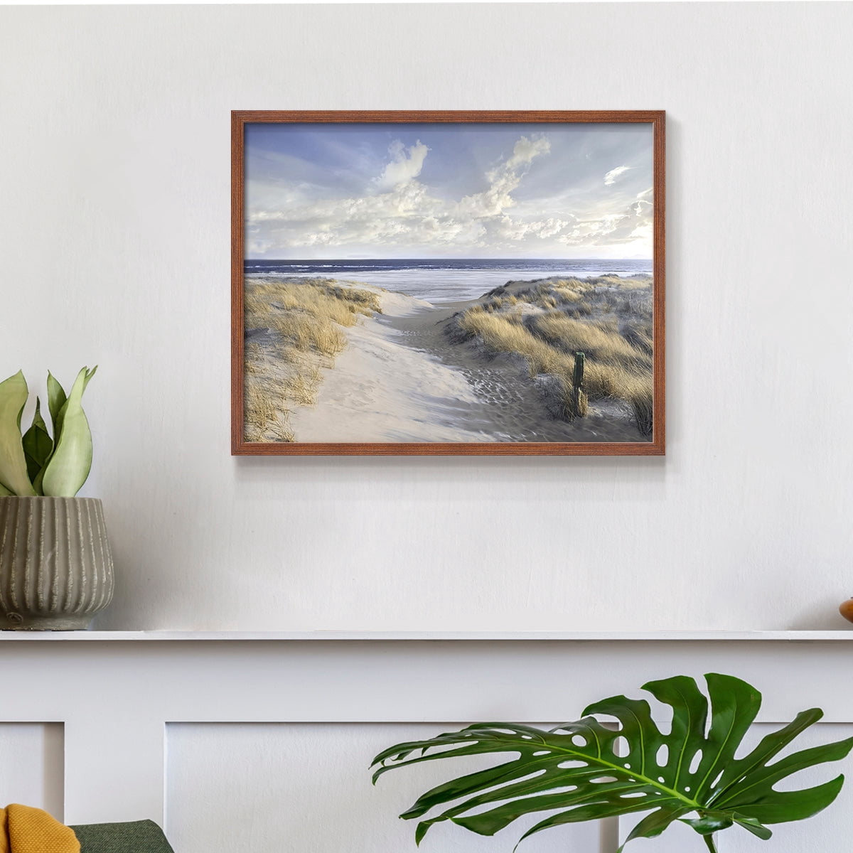 Aisle Marker by Mike Calascibetta - Restickable Framed Giclée Print