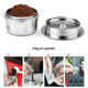 Capsules de Café Capsules de Café Rechargeables en Acier Inoxydable avec Brosse à Cuillère pour Machines Espresso K-fee – image 5 sur 7