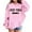 Pink#01, variant on Kids Girls Hoodie with Pocket Graphic Letter Print Pullover Hooded Sweatshirt Hoodies for Kids for Casual Activities Grey 7-8 Years