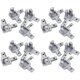 thumbnail image 1 of 16x Conector de Soporte de Esquina de 3 Vías para T-Ranura Perfil de Extrusión de Aluminio Serie 2020 (Con Tornillos), 1 of 4