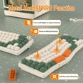 thumbnail image 5 of ATTACK SHARK AKS068 Alice Layout Wired Mechanical Keyboard, Gasket Mount 68 Keys Ergonomic 60% Gaming Keyboard USB-C, VIA-Programmable, Hot-Swappable Tactile Switch, RGB Backlit, Knob, NKRO, PC/MAC, 5 of 12