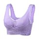 thumbnail image 1 of Sujetador deportivo push up de mujer con parte delantera ajustable y escote en V, 1 of 6