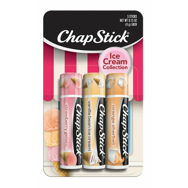 2 pack) ChapStick Ice Cream Collection Lip Balm Lip Care